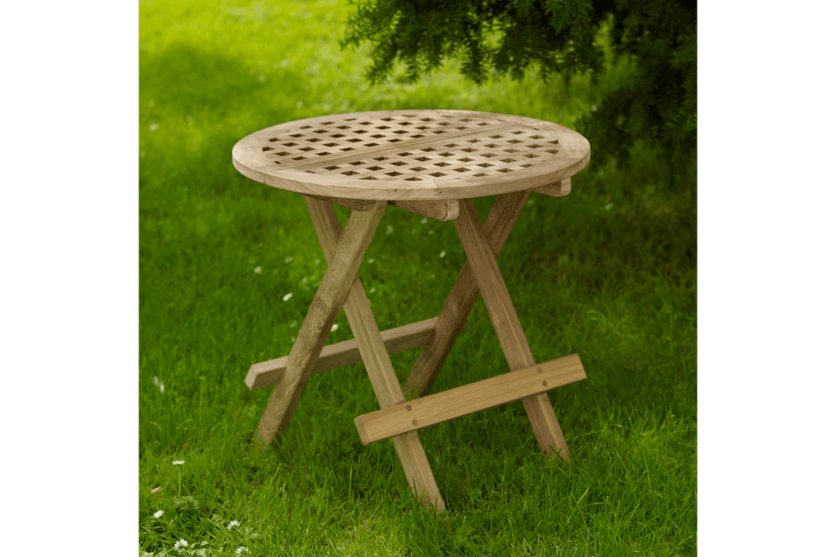 Kreta teak side table Ø50 cm