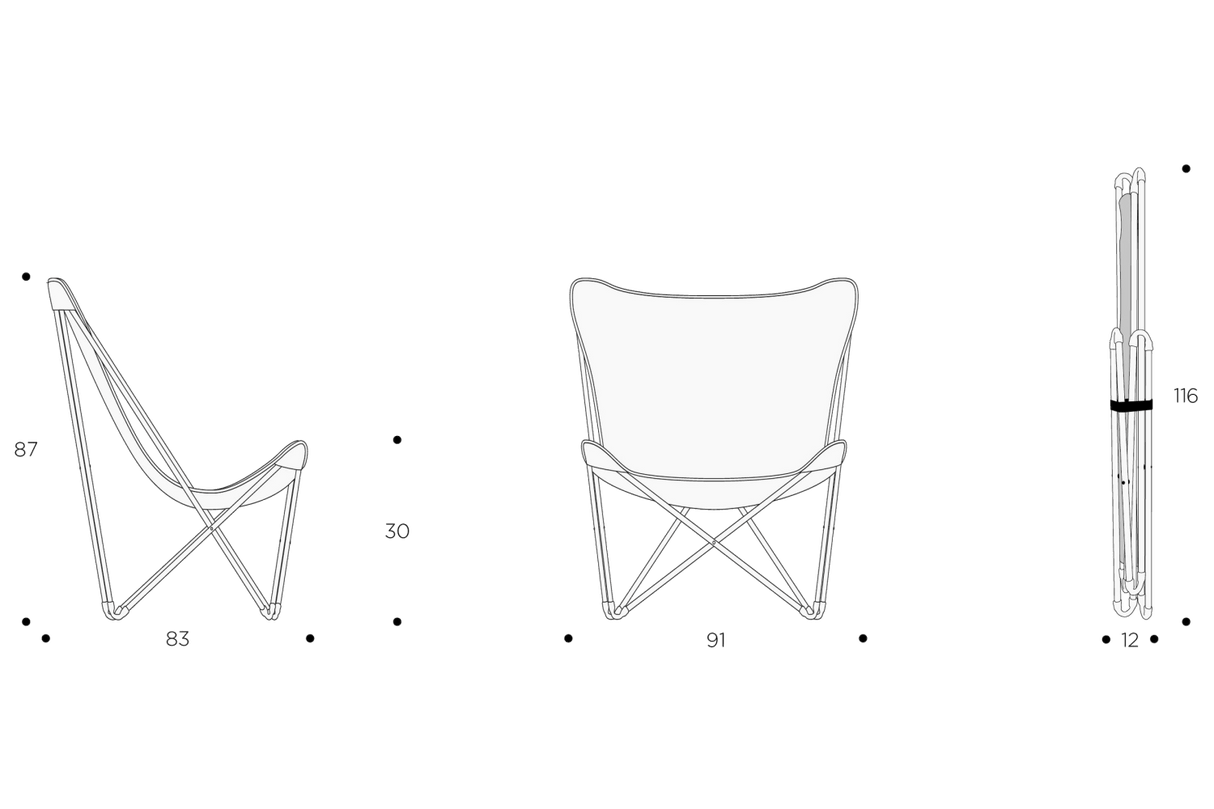 Airlon pop up loungechair XL