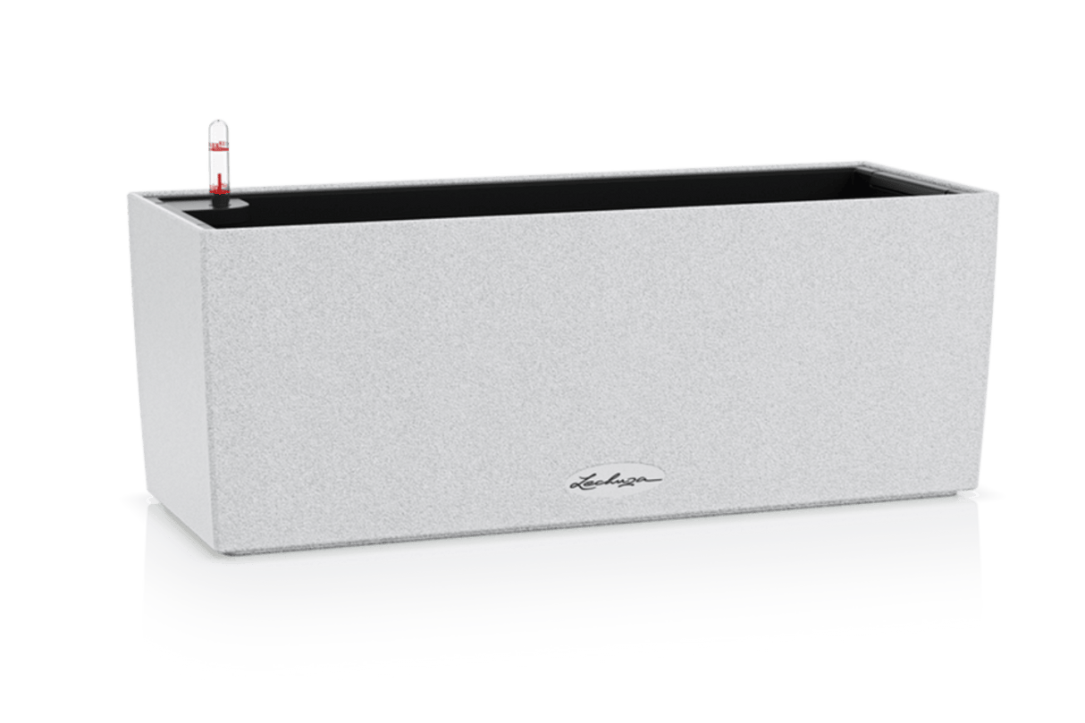 Stone balcony flower box with self watering system 50 cm