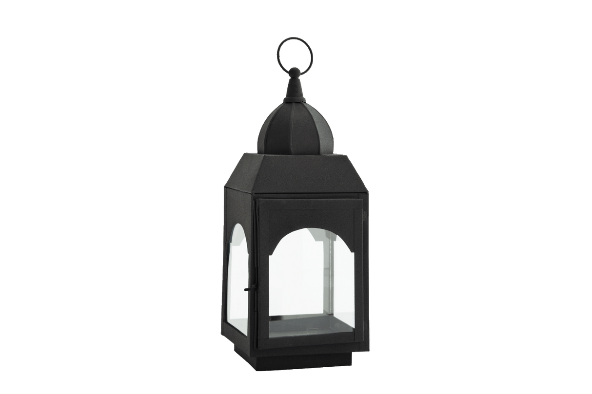 Matt black lantern
