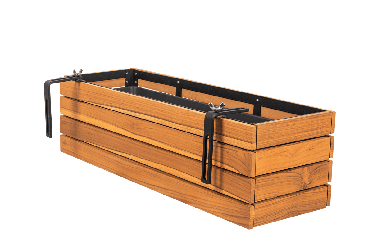 Maja teak balcony flower box 40 / 60 / 80 cm