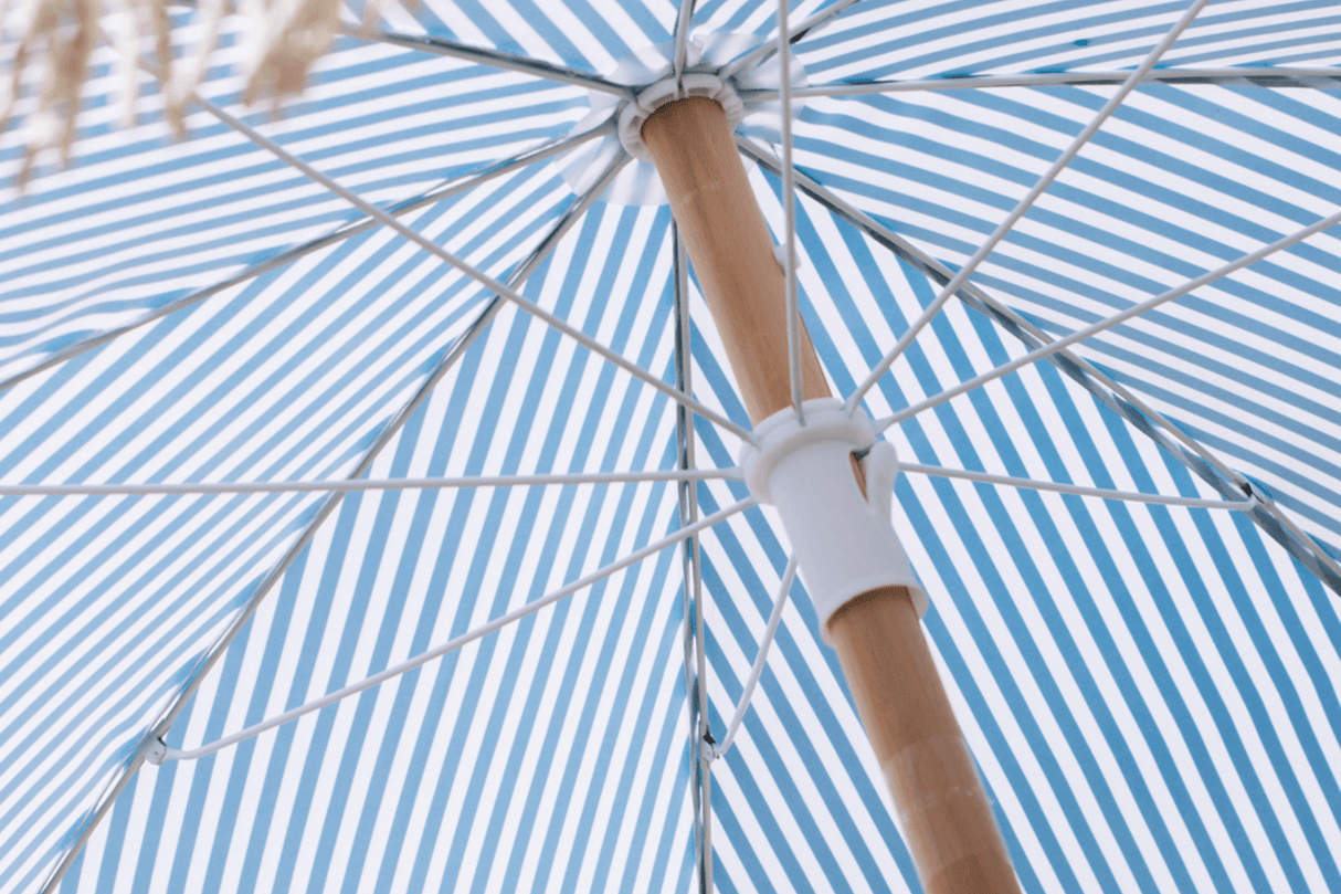 Stine stripe parasol with tilt Ø155 / Ø160 cm