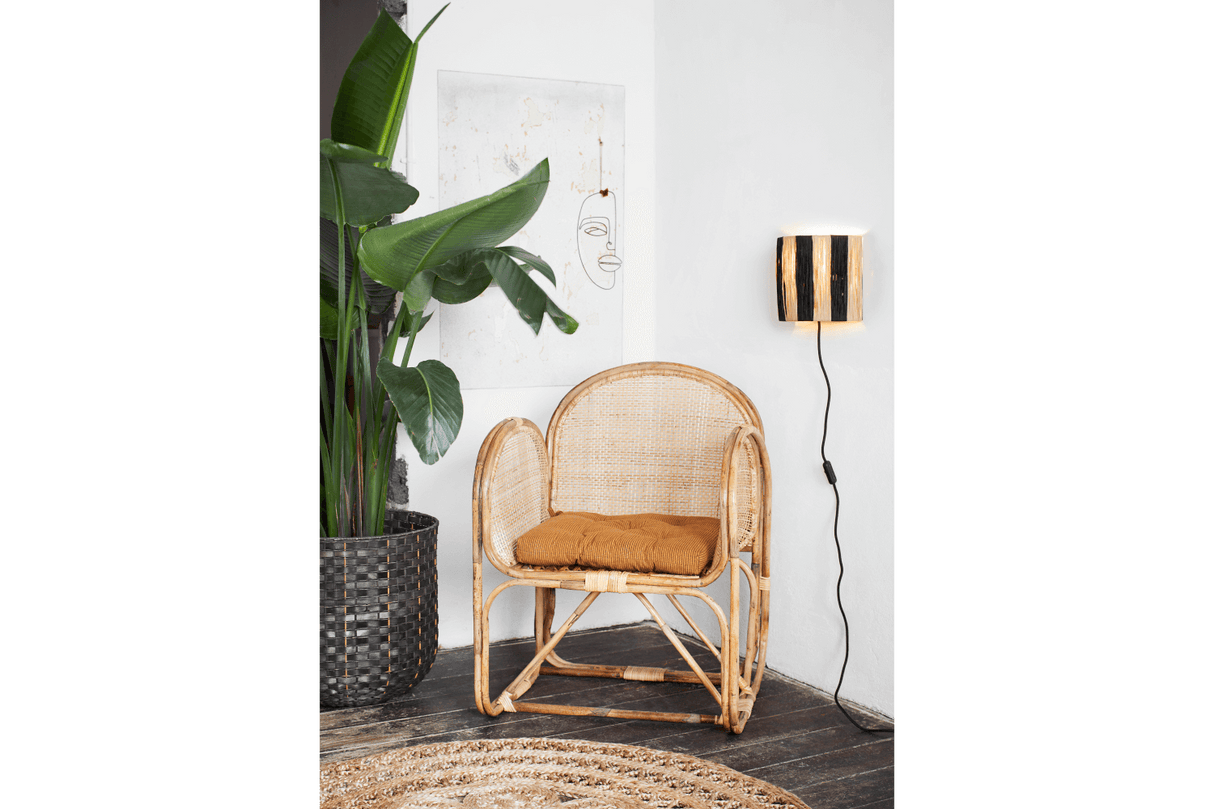 Pinstripe seat cushion 45 x 45 cm