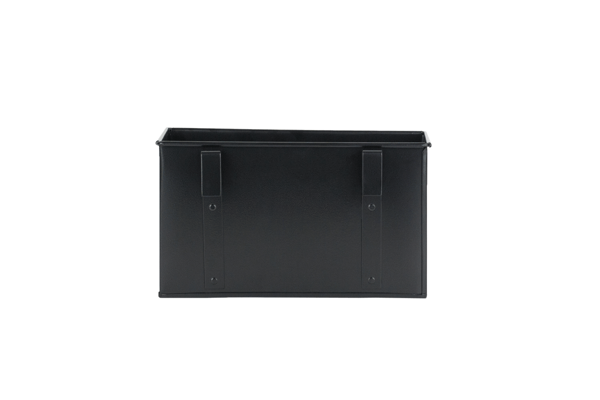 Rebekka plant box for grid 30 x 19 cm black