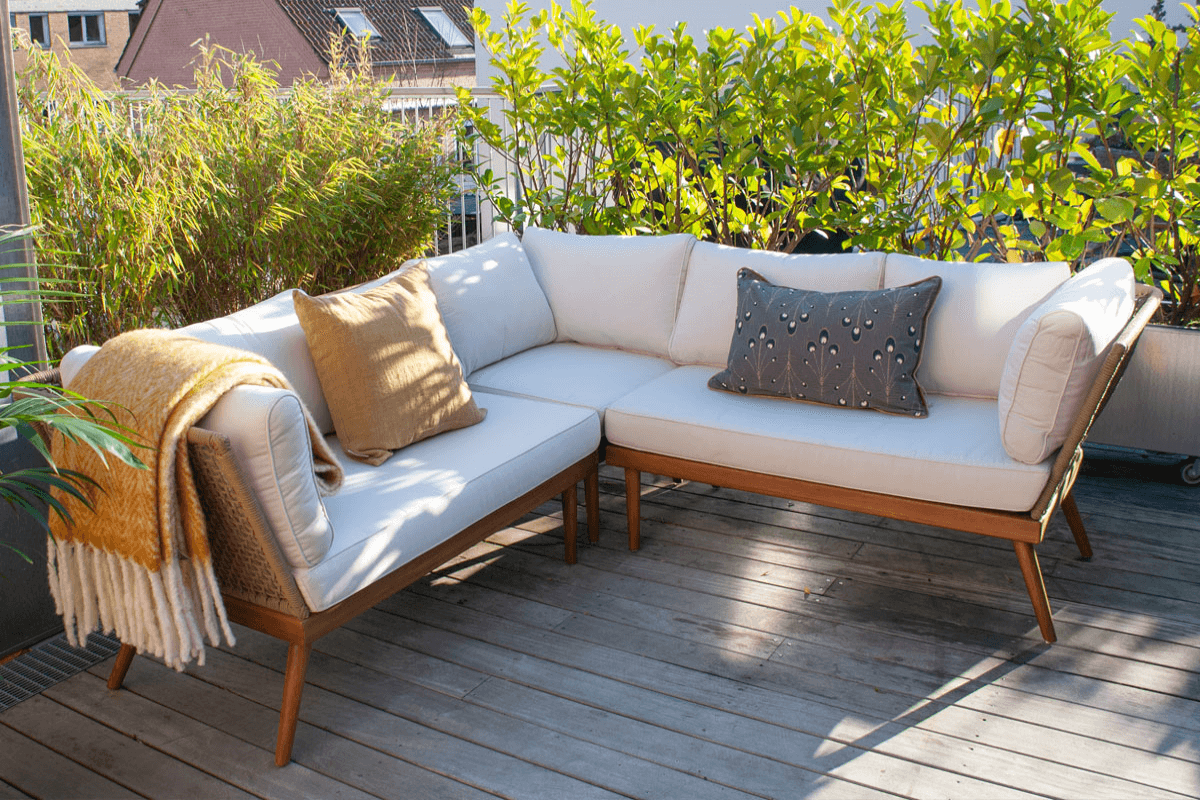 Regatta rope lounge sofa - right