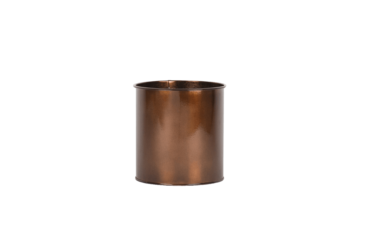 Rut copper plant box for wall grid Ø14 / Ø17 cm