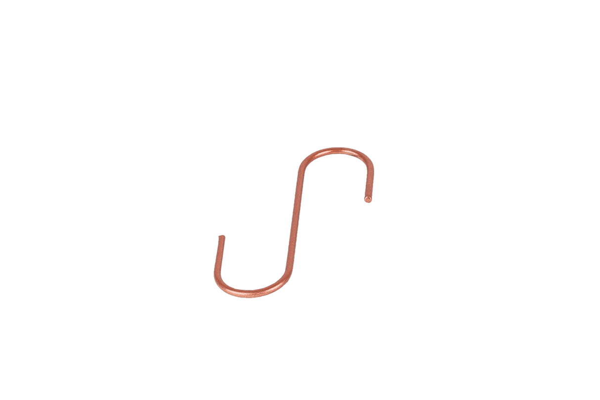S copper hook for grid