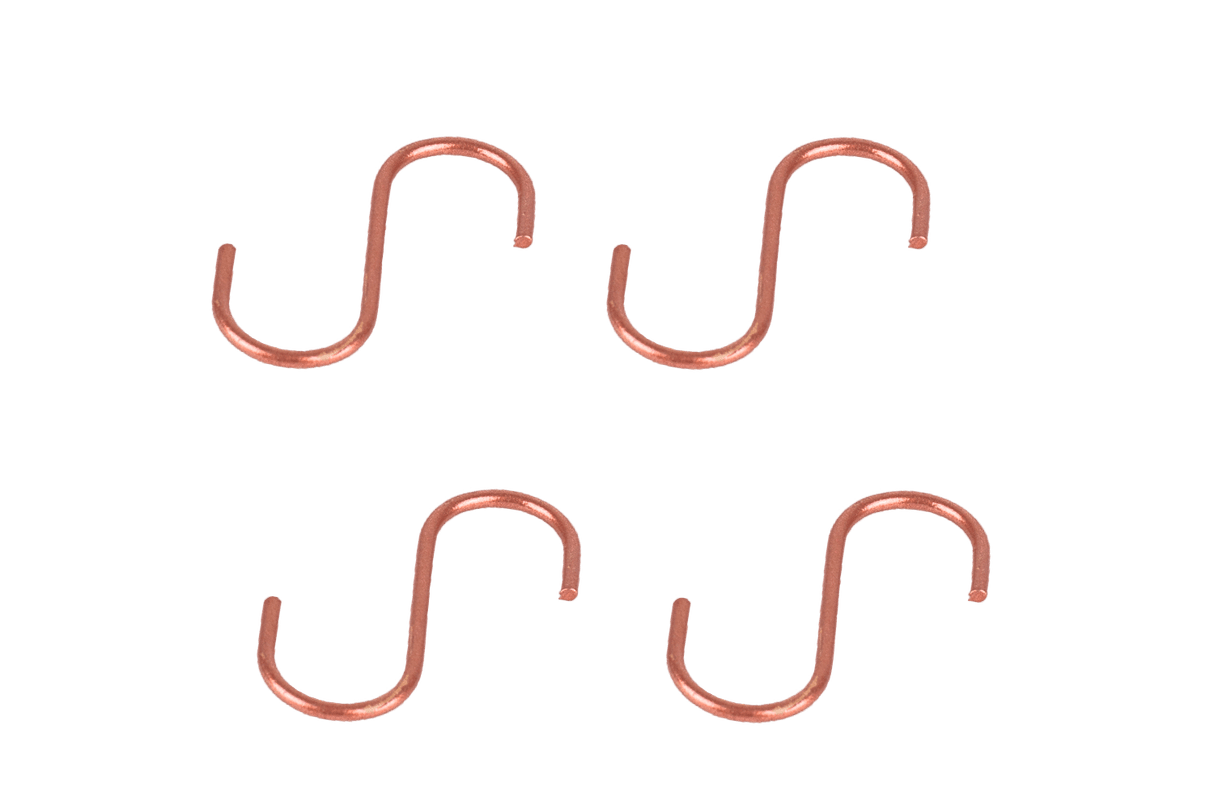 S copper hook for grid
