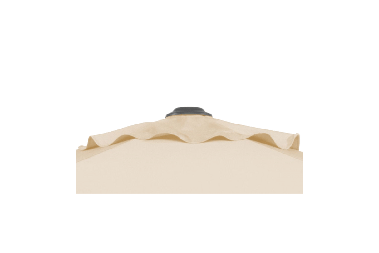 Sevilla solid color parasol with adjustable height 240 x 140 cm