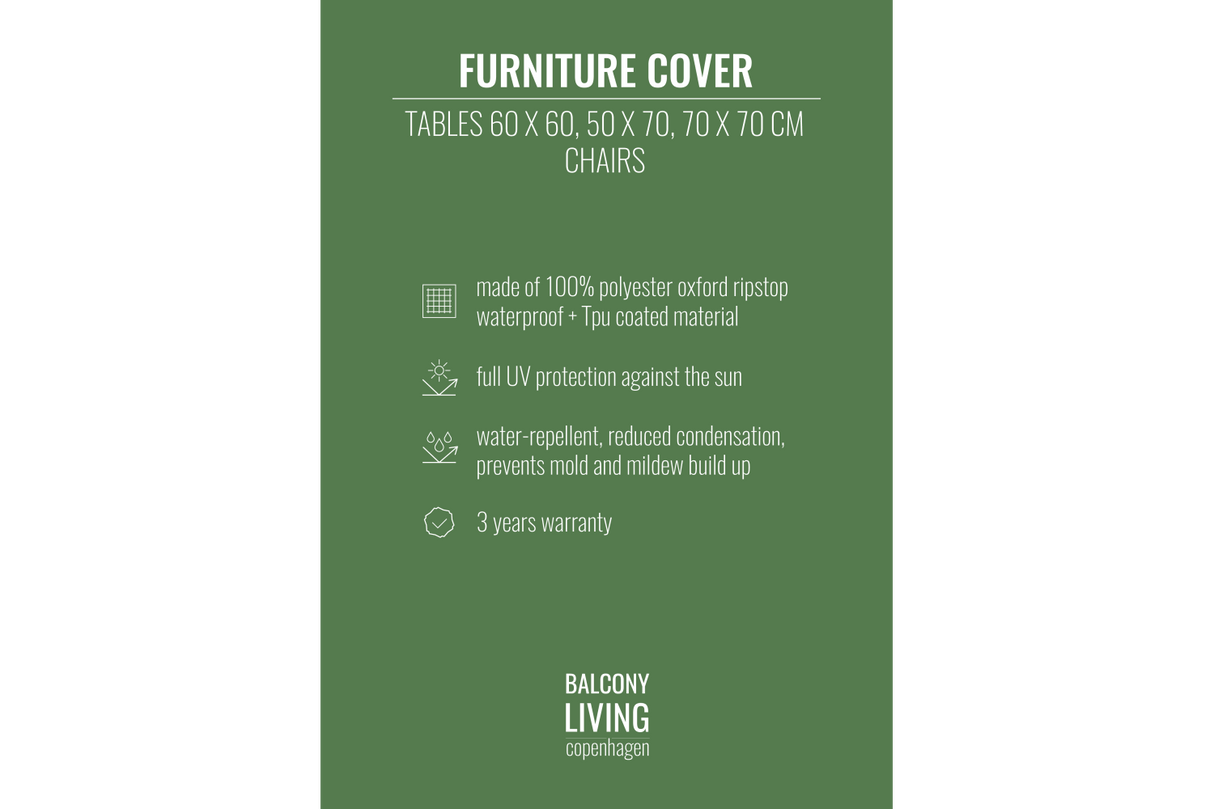 Solid furniture cover 90 x 75 x 85 cm