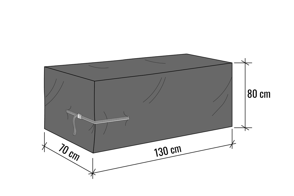 Solid furniture cover 130 x 70 x 80 cm