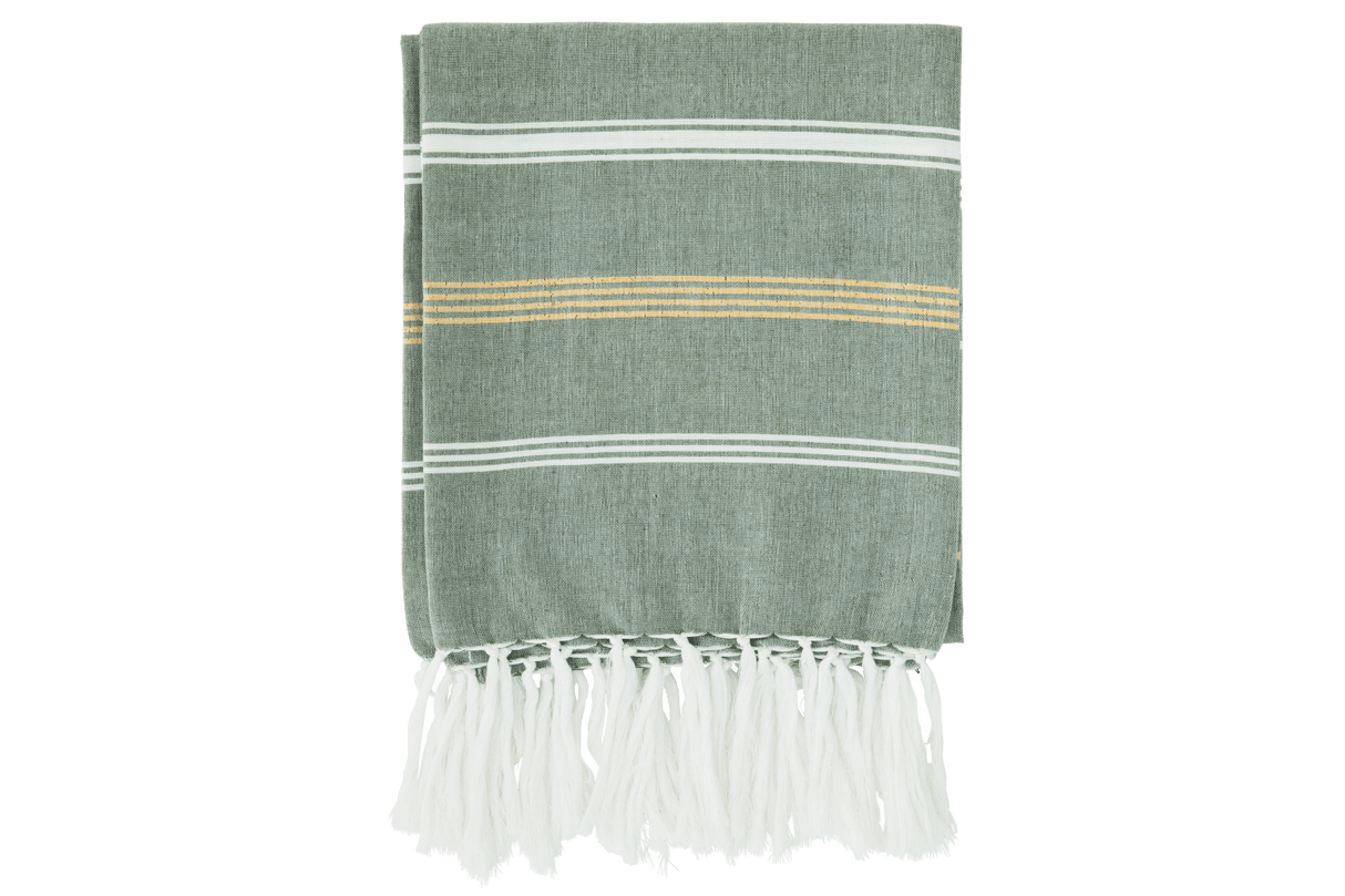 Striped beach towel
