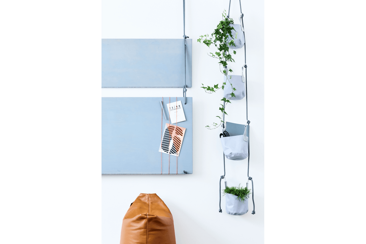 Vertical hanging flowerpots for wall and ceiling