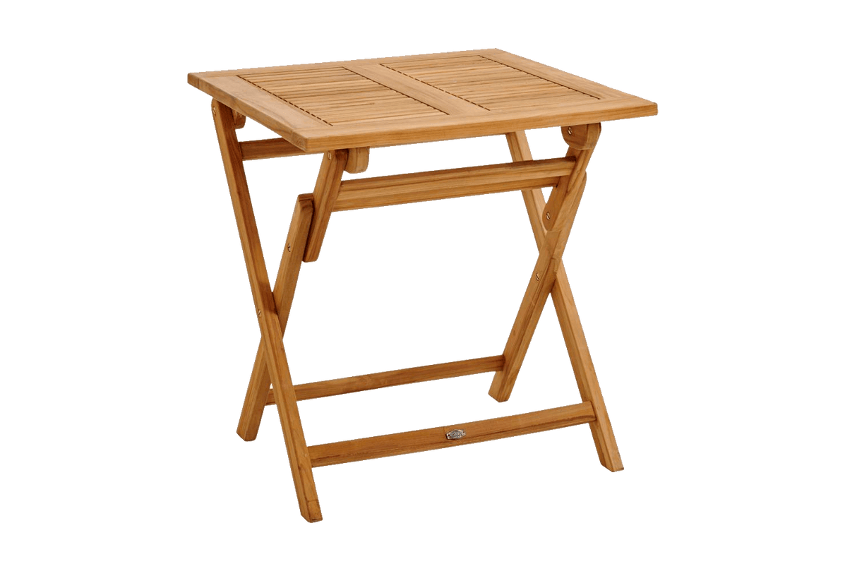 Turin teak folding table 70 x 70 cm