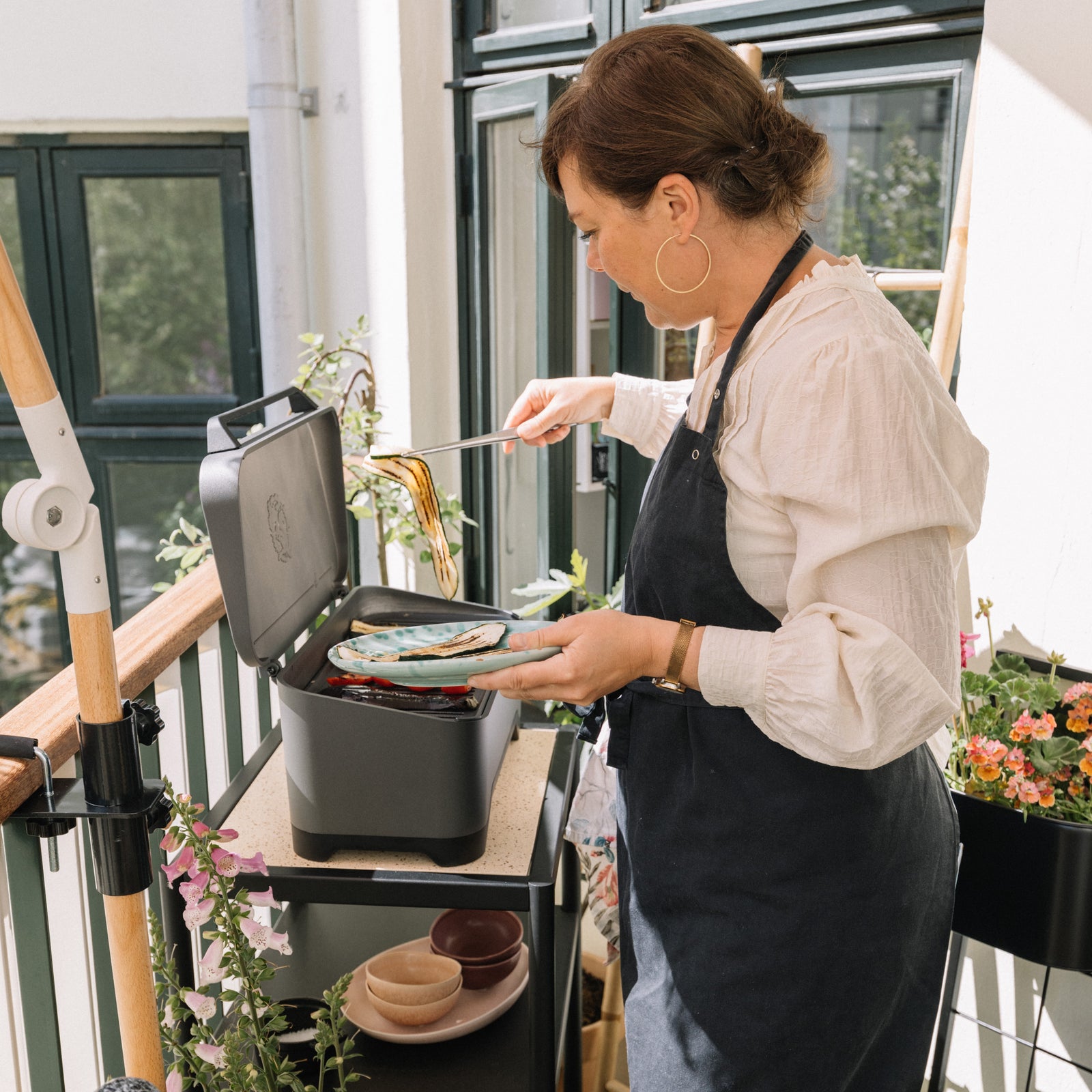 Louisa Lorang's recipe for grilled vegetables with chimichurri