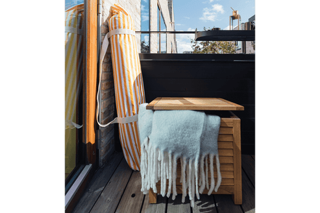 Agnes teak storage bench 50 cm