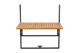 Alma teak hanging table with drying rack 100 x 60 cm