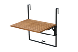 Alma teak hanging table with drying rack 100 x 60 cm