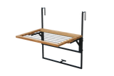 Alma teak hanging table with drying rack 100 x 60 cm