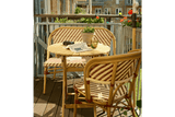 Rozette teak folding table Ø70 cm