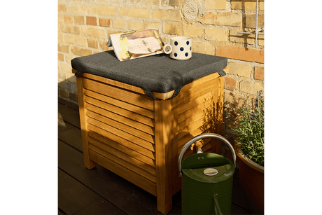 Agnes teak storage bench 50 cm