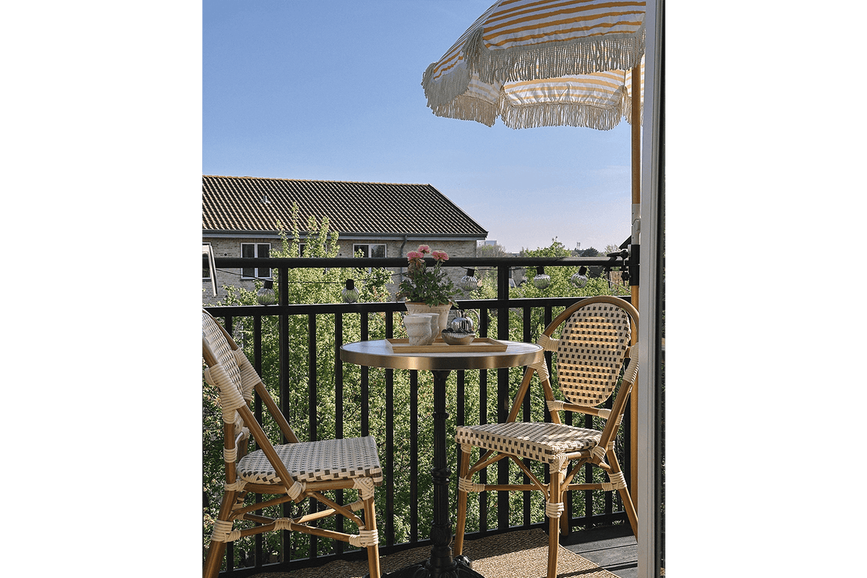 Colette café chair in French weave