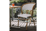 Delphine café chair in French weave