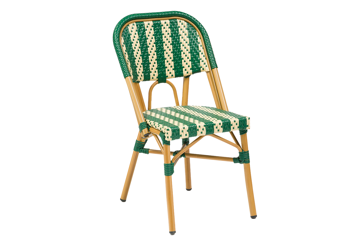 Eloise café chair in French weave