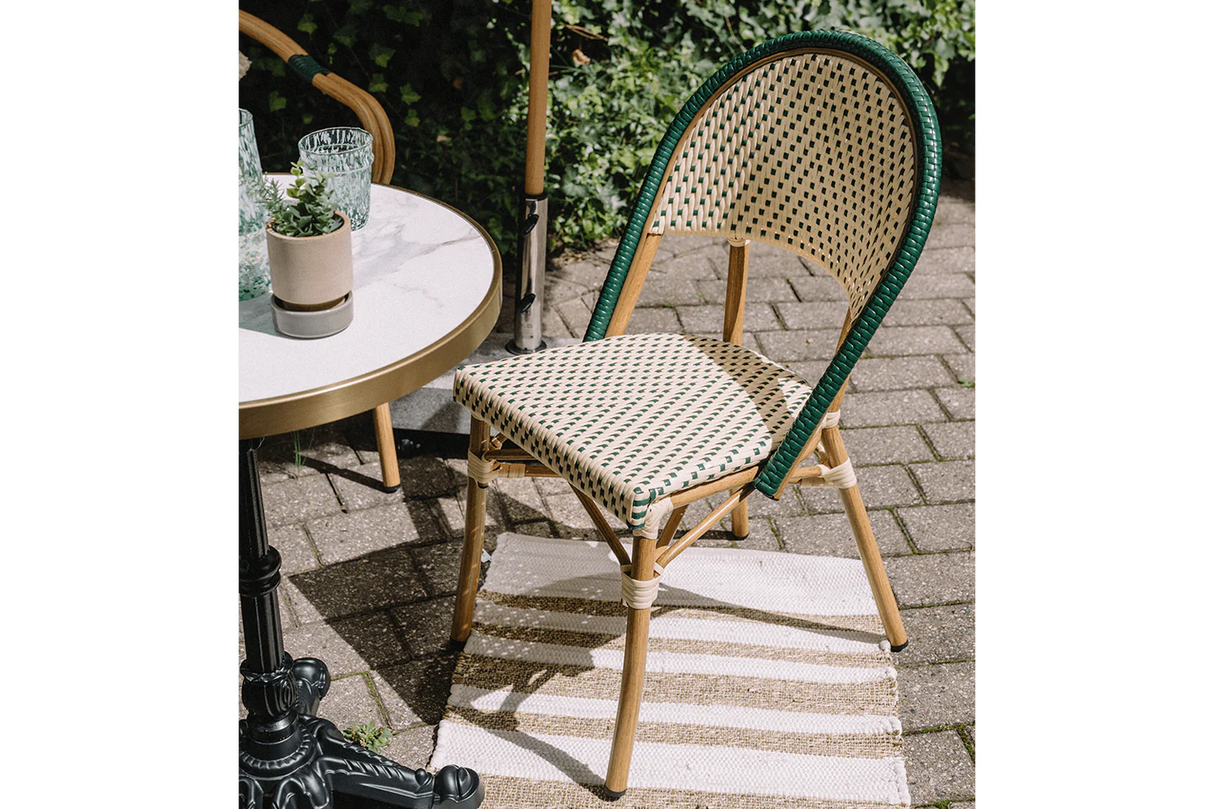Estelle café chair in French weave