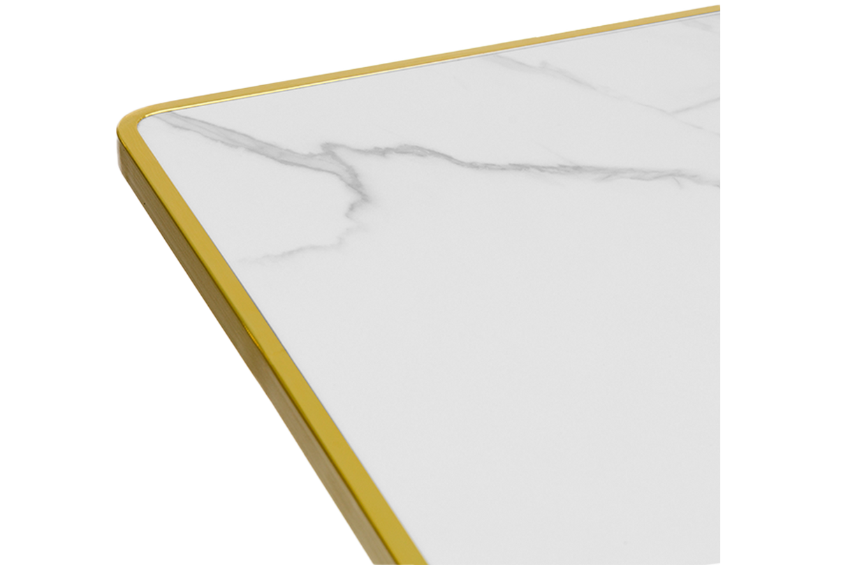 Florine café table with aluminum base 60 x 60 cm