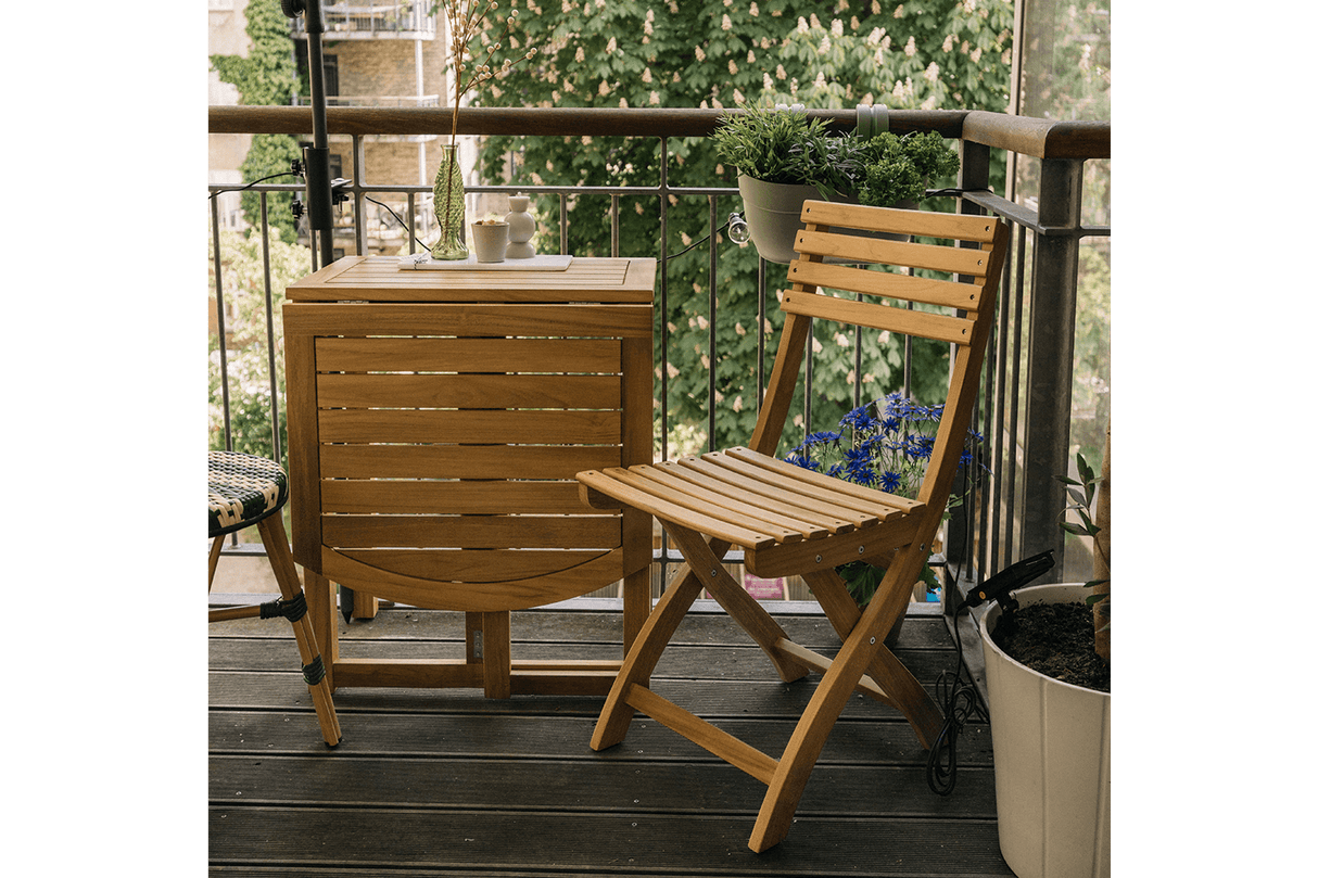 Hannah teak folding chair