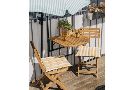 Ida teak hanging table 60 x 60 cm