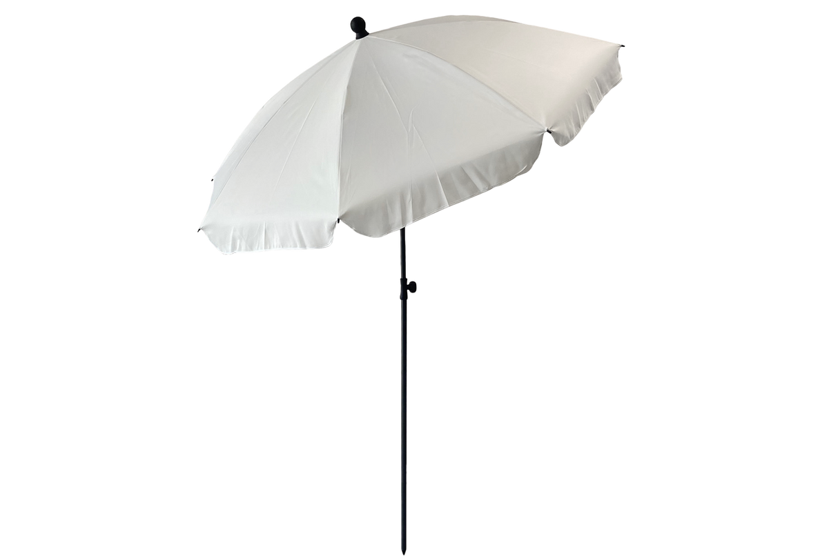 Jamila solid color parasol with tilt Ø180 cm