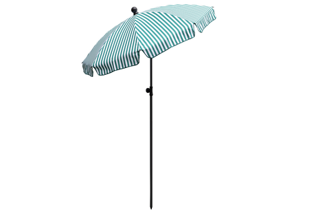 Jamila stripe parasol with tilt Ø150 cm