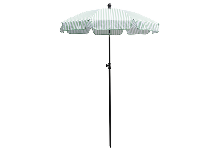 Jamila stripe parasol with tilt Ø150 cm