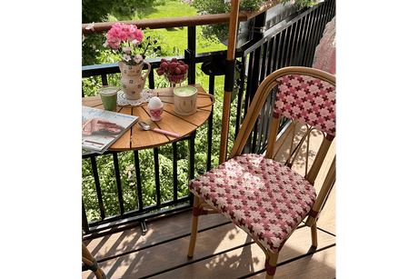Lilou café chair in french weave