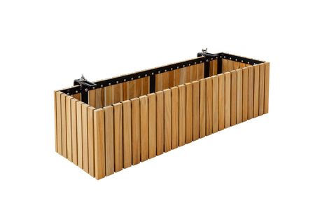Molly teak balcony flower box 40 / 60 / 80 cm