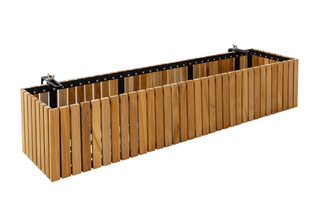 Molly teak balcony flower box 40 / 60 / 80 cm