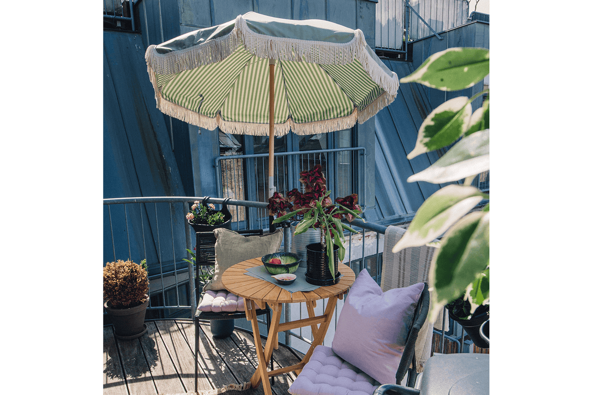 Sally double sided parasol with tilt Ø155 / Ø180 cm