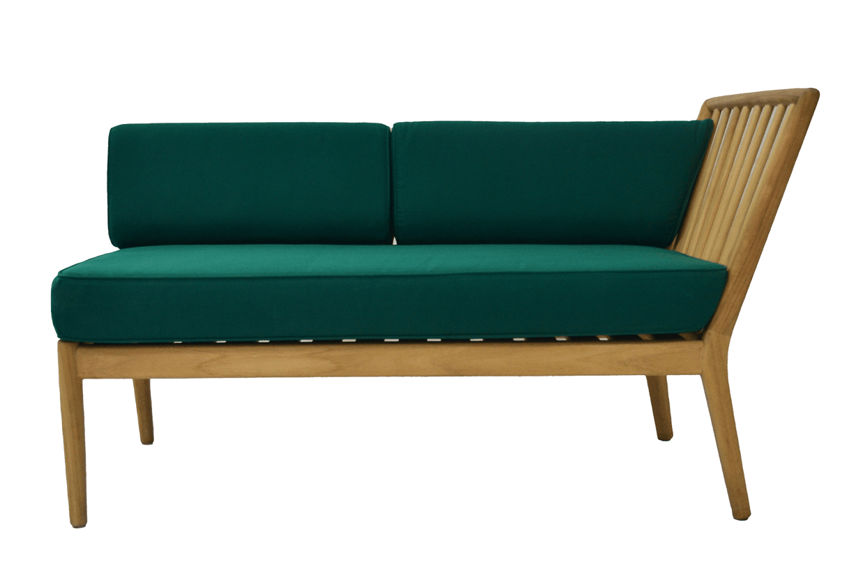 Sienna teak lounge sofa - right