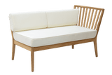 Sienna teak lounge sofa - right