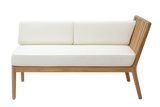Sienna teak lounge sofa - right