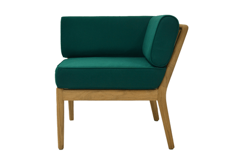 Sienna teak lounge sofa - corner