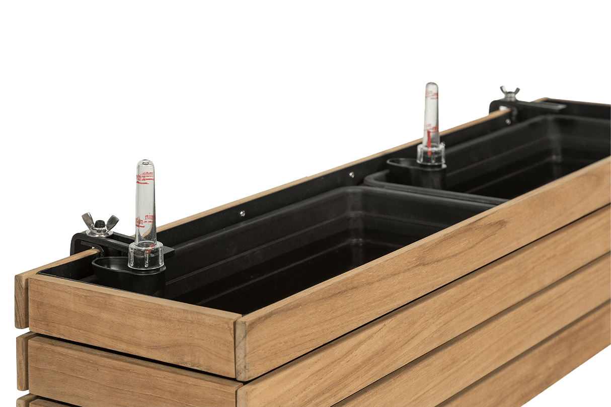 Maja teak balcony flower box 40 / 60 / 80 cm