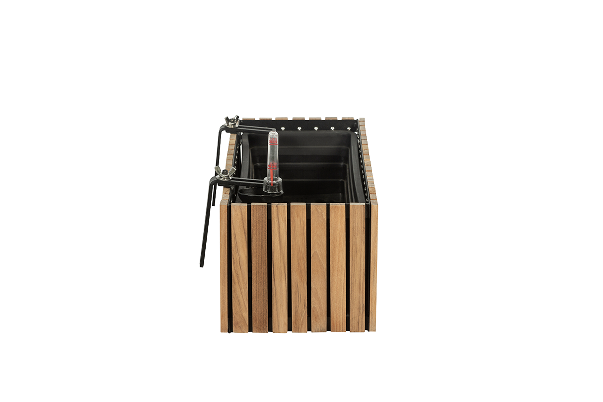 Molly teak balcony flower box 40 / 60 / 80 cm