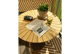 Rozette teak folding table Ø70 cm