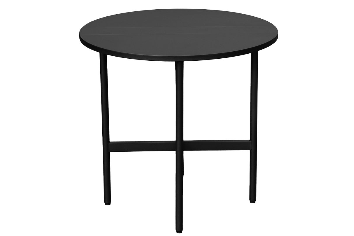 Clara metal gateleg table Ø80 cm