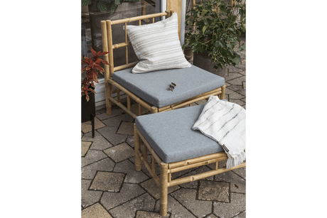 Beate bamboo lounge sofa - middle