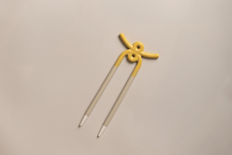 Folk Yuma ceramic plant stake