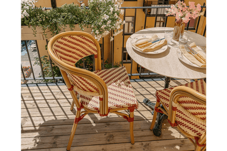 Delphine café chair in French weave
